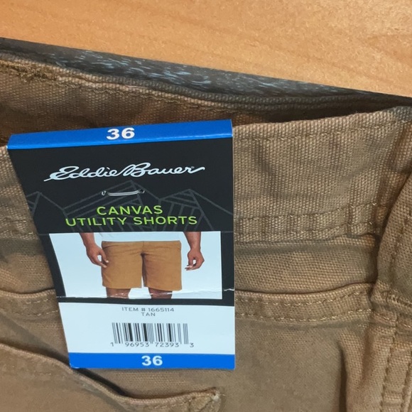 COPY - Eddie Bauer Tan Cargo Shorts Size 36 - Picture 2 of 10